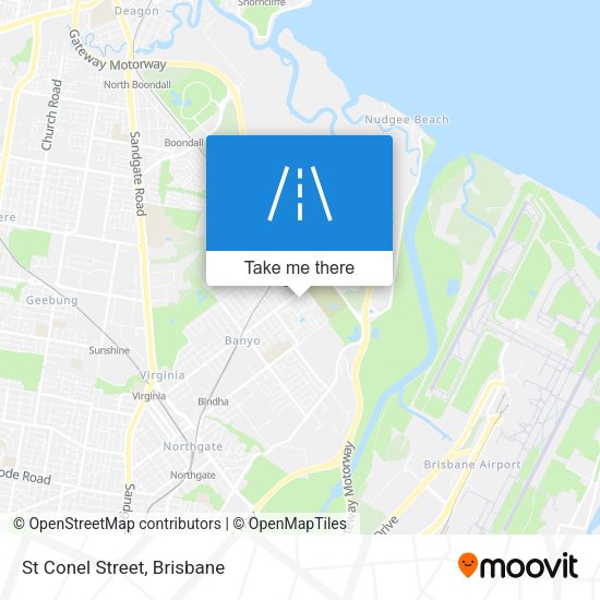 St Conel Street map