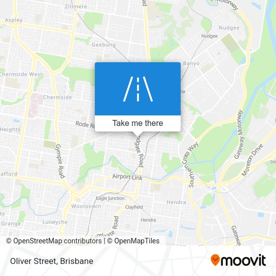Oliver Street map