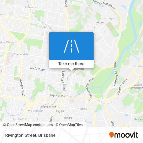 Rivington Street map