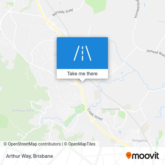 Arthur Way map