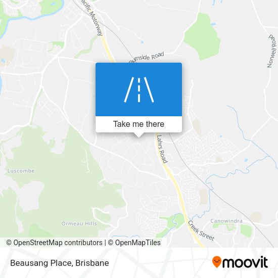 Beausang Place map