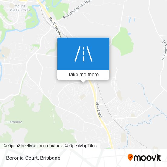 Boronia Court map