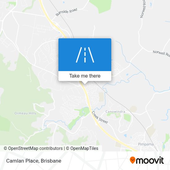 Camlan Place map