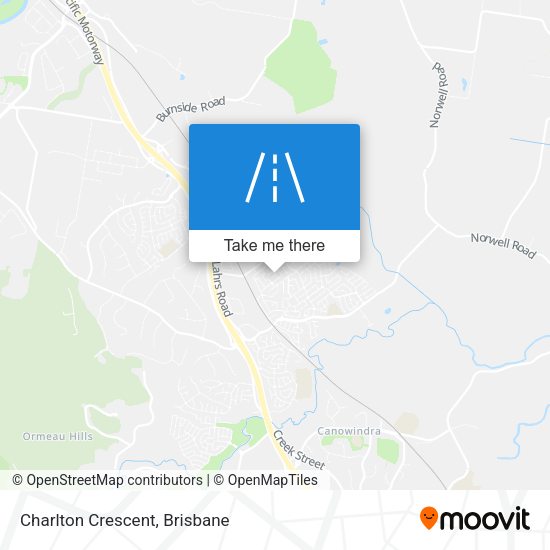 Charlton Crescent map