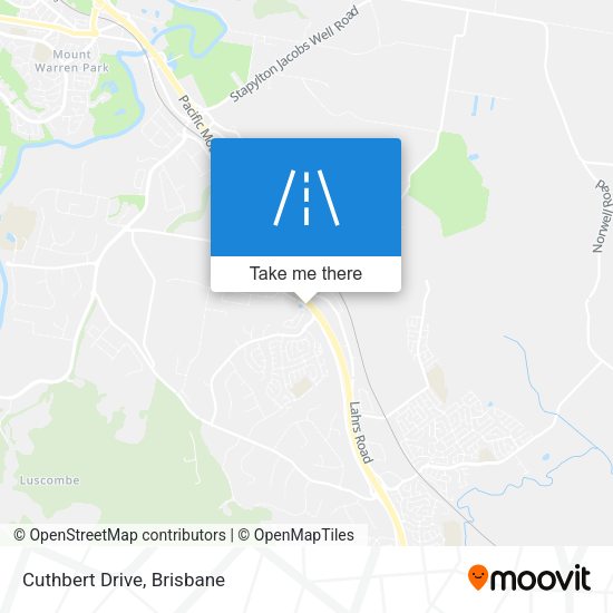 Cuthbert Drive map