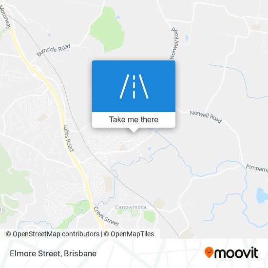 Elmore Street map