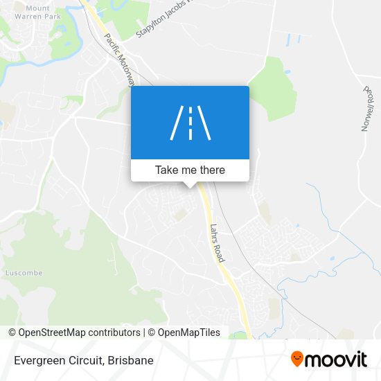 Evergreen Circuit map
