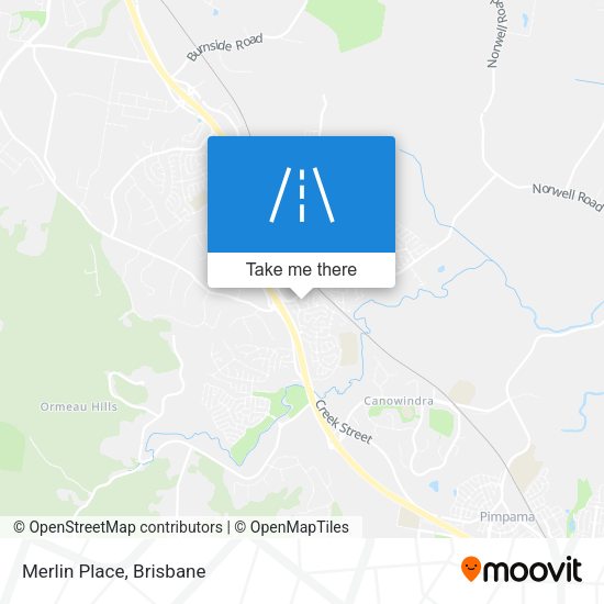 Merlin Place map