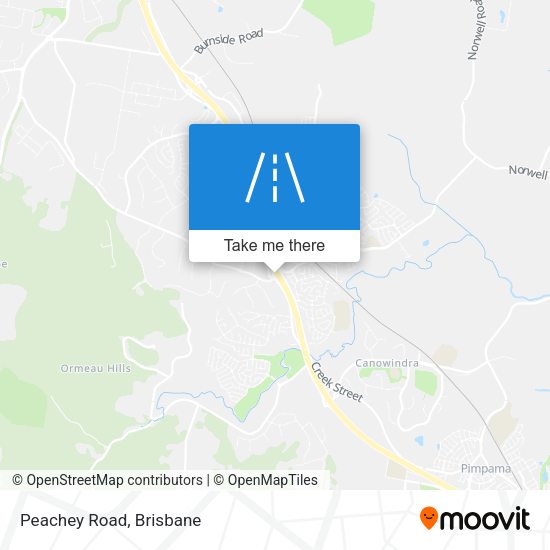 Peachey Road map