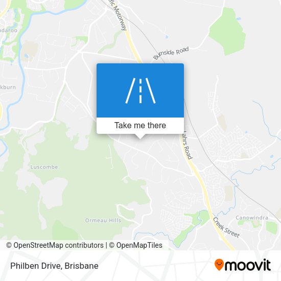 Philben Drive map