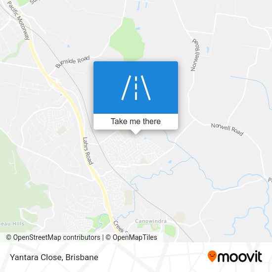 Yantara Close map