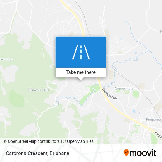 Cardrona Crescent map