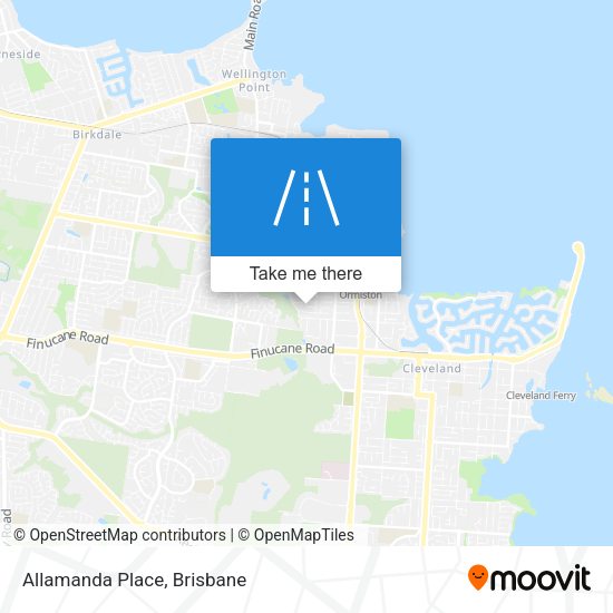 Allamanda Place map