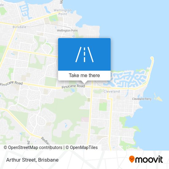 Arthur Street map