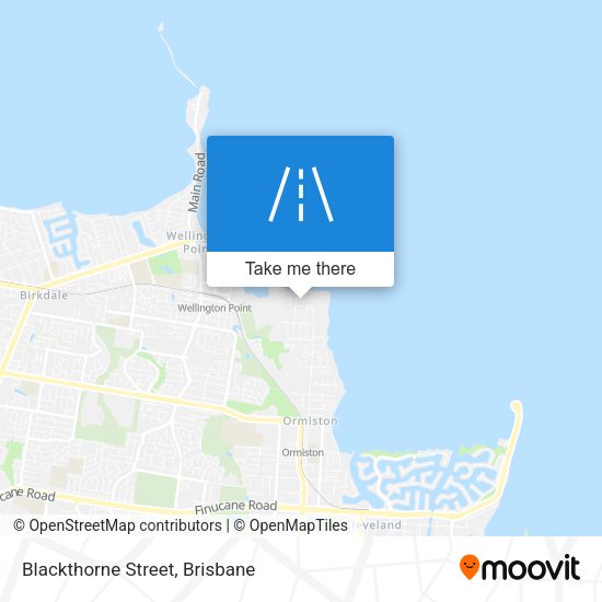 Blackthorne Street map