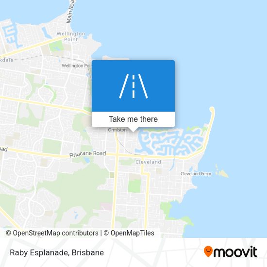 Raby Esplanade map