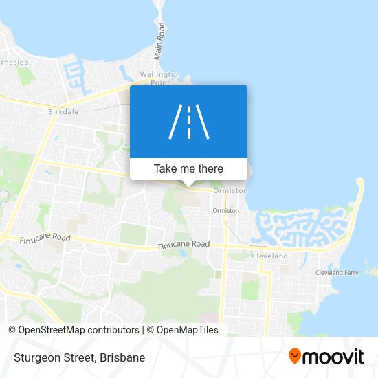 Sturgeon Street map