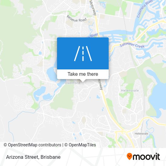 Arizona Street map
