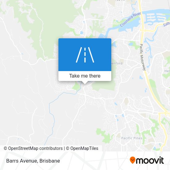 Barrs Avenue map