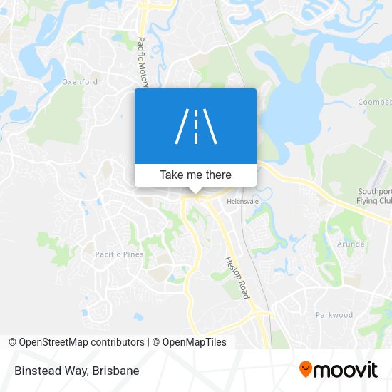 Binstead Way map