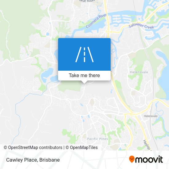 Cawley Place map
