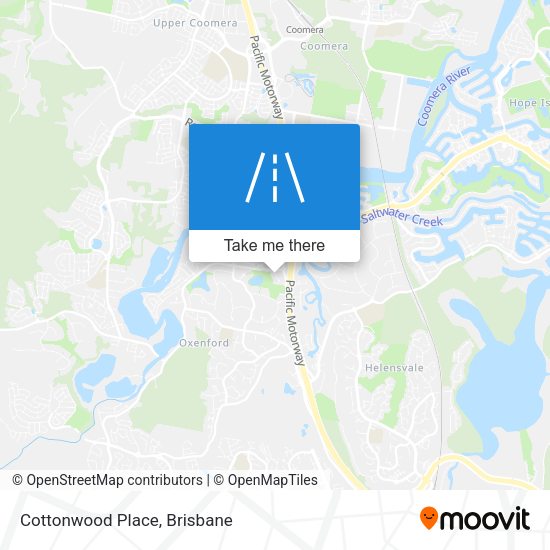 Cottonwood Place map