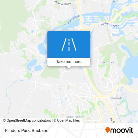 Flinders Park map