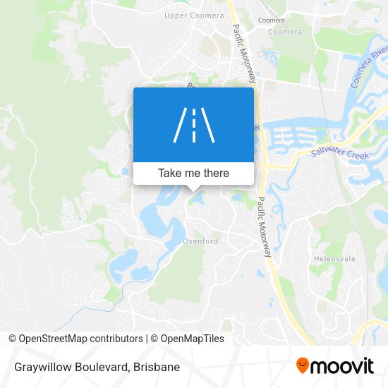 Graywillow Boulevard map