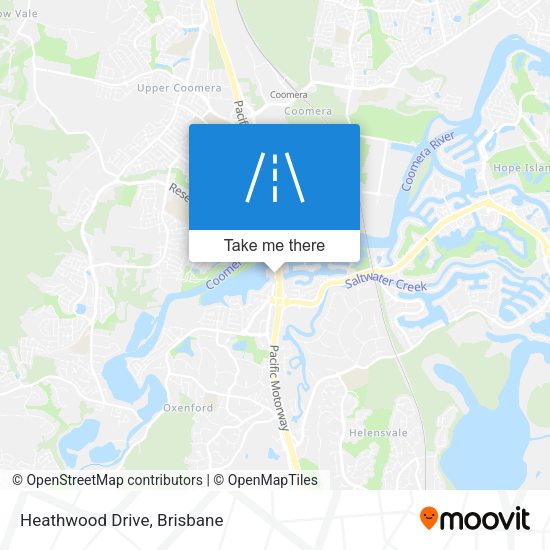 Heathwood Drive map