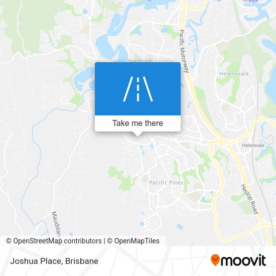 Joshua Place map