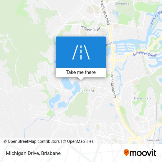 Michigan Drive map