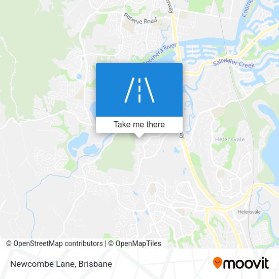 Newcombe Lane map