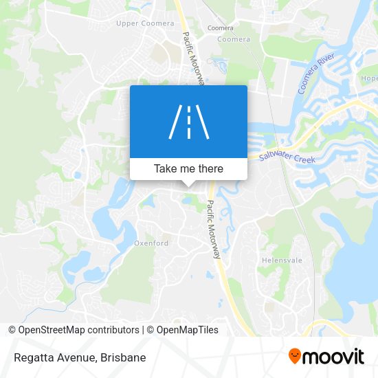 Regatta Avenue map