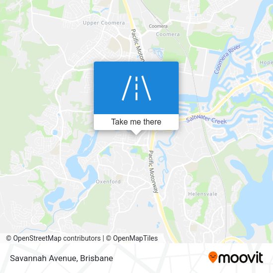 Savannah Avenue map