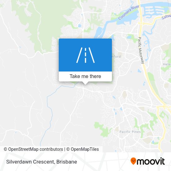 Silverdawn Crescent map