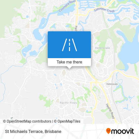 St Michaels Terrace map