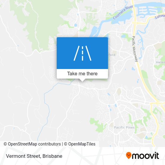 Vermont Street map