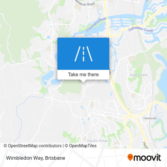 Wimbledon Way map