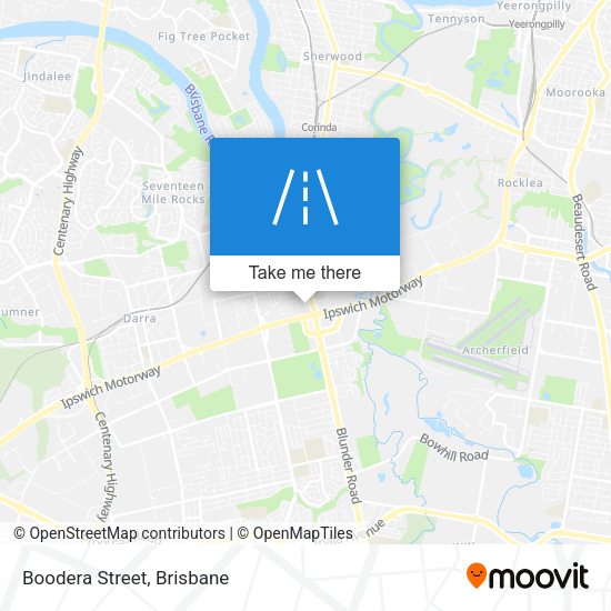 Boodera Street map
