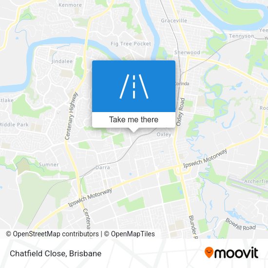 Chatfield Close map