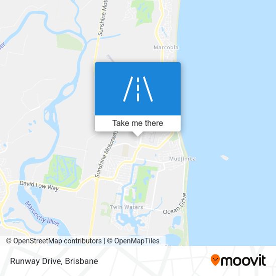 Runway Drive map