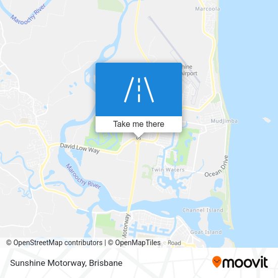 Sunshine Motorway map