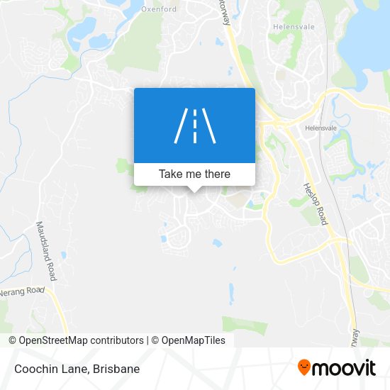 Coochin Lane map