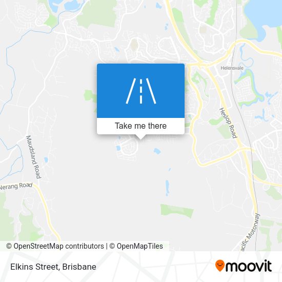 Elkins Street map