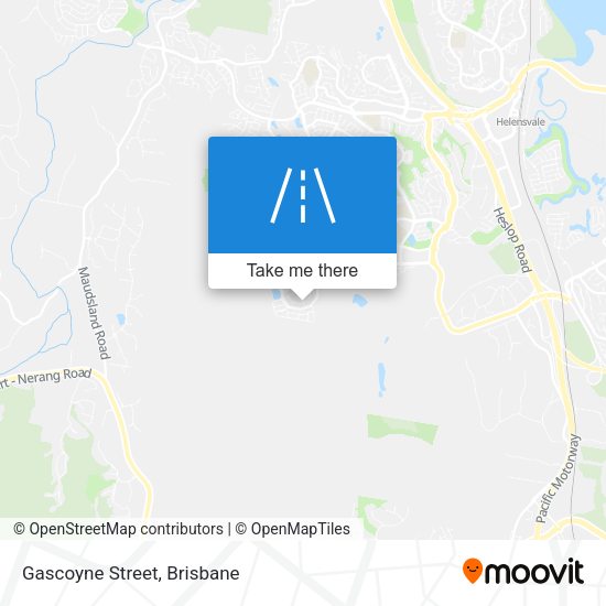 Gascoyne Street map