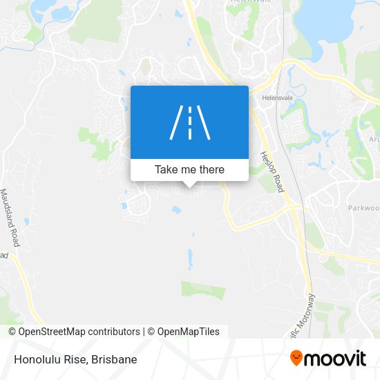Honolulu Rise map