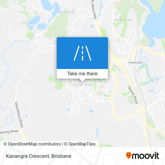 Kanangra Crescent map