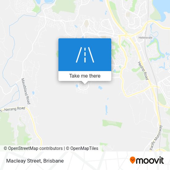 Macleay Street map