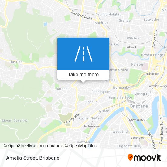 Amelia Street map