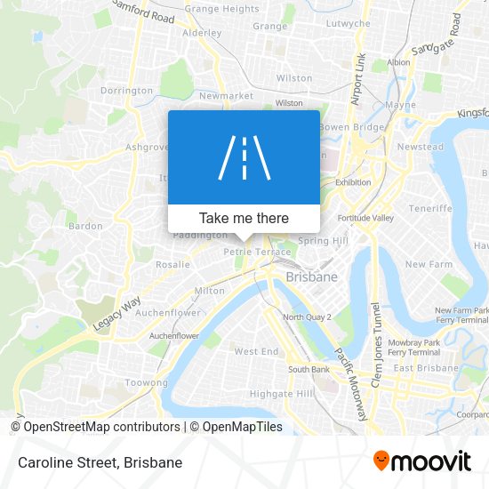 Caroline Street map